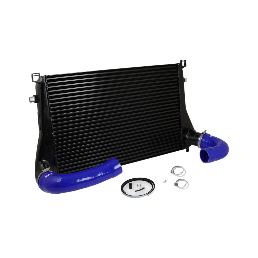 DO88 ICM-300-B AUDI SEAT SKODA VW 1.8 / 2.0 TSI (MQB) Intercooler, blue hoses Photo-0 