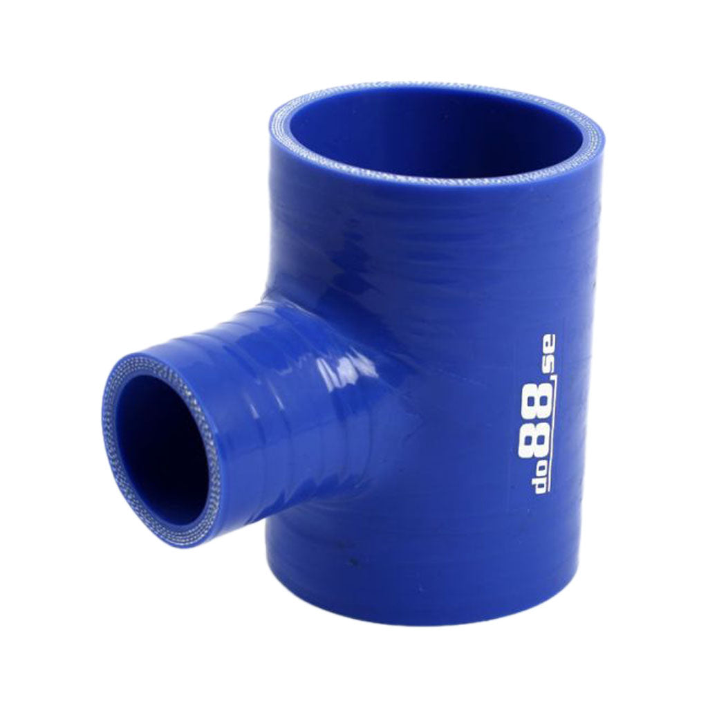 DO88 T63 Silicone Hose Blue T 2,5'' + 1'' (63mm+25mm) Photo-0 