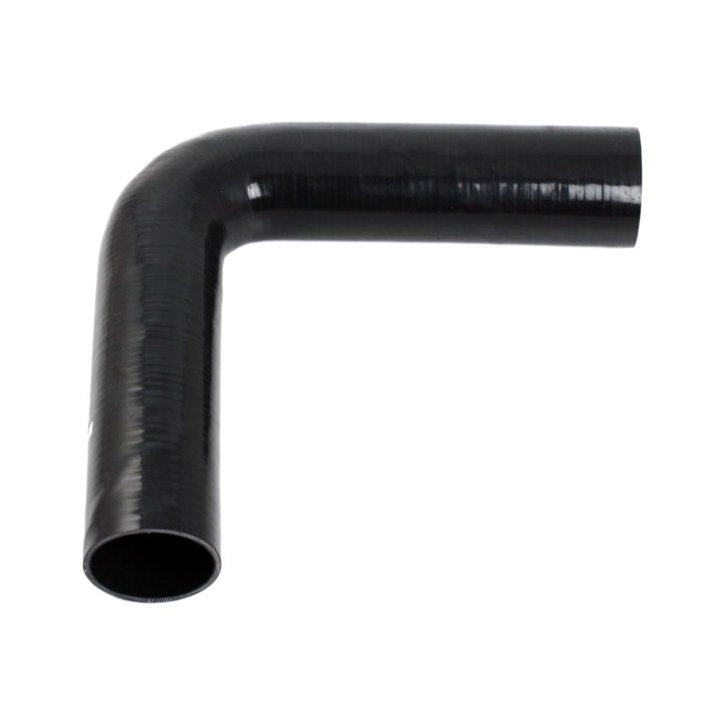 DO88 SLB90G76 Silicone Hose Black 90 degree long leg 3'' (76mm) Photo-0 