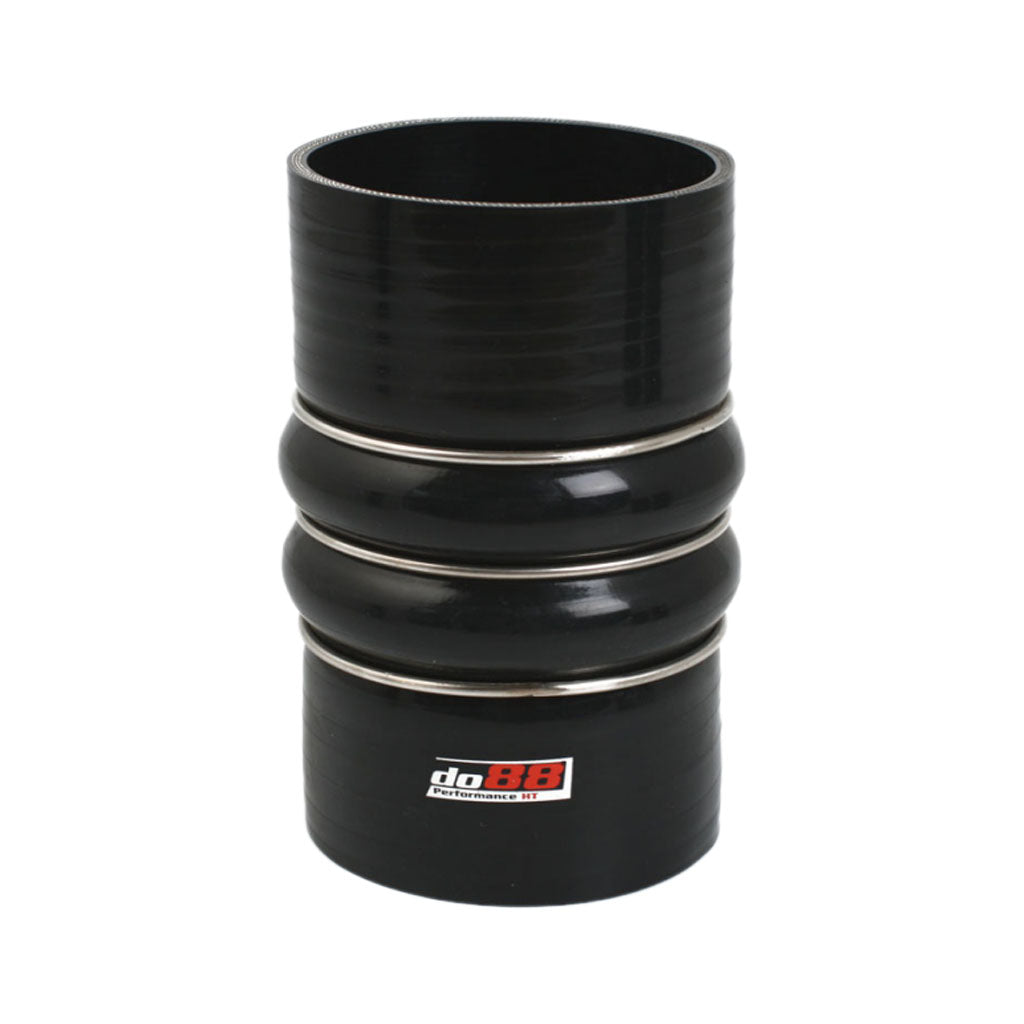DO88 SDH102 Silicone Hose Black 2-Humps 4'' (102mm) Photo-0 