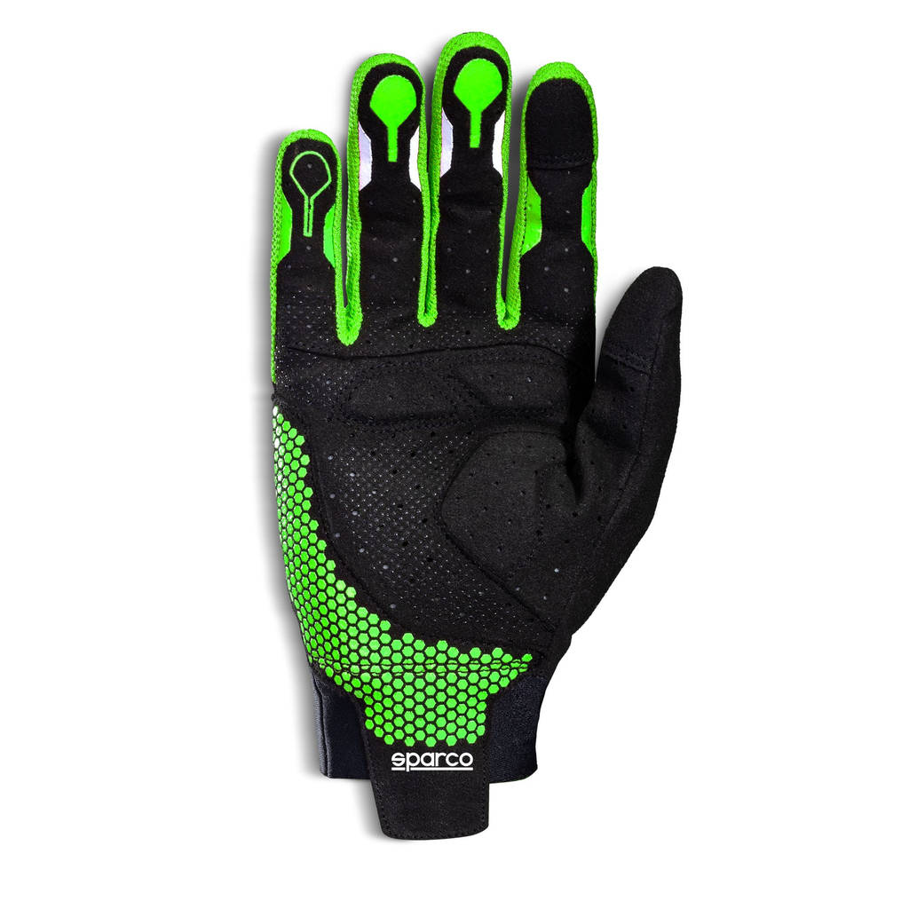SPARCO 00209508NRVF HYPERGRIP+ Gaming gloves, black/green, size 8 Photo-1 