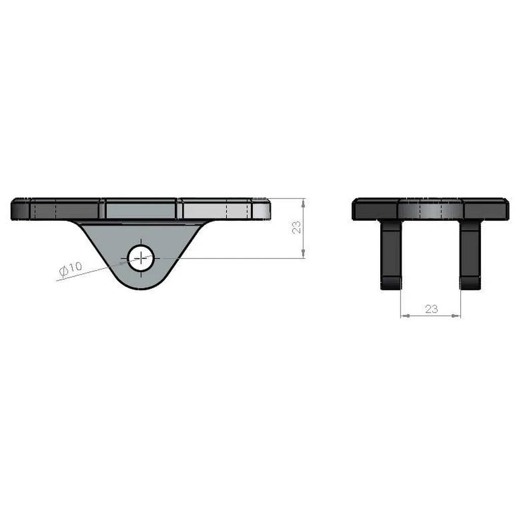 MILLWAY 90366 Upper Rear Shock Mount Rod end Dampers for BMW E30 / E36 / E46 / Z3 / Z4 Photo-0 