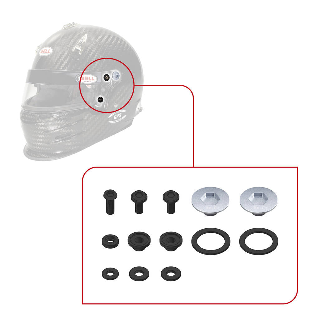 BELL 2020007 SV (SE03/SE05) Pivot kit & Screws, green Photo-1 