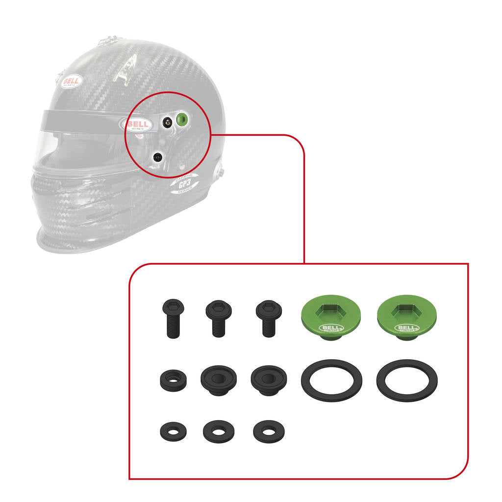 BELL 2020007 SV (SE03/SE05) Pivot kit & Screws, green Photo-7 