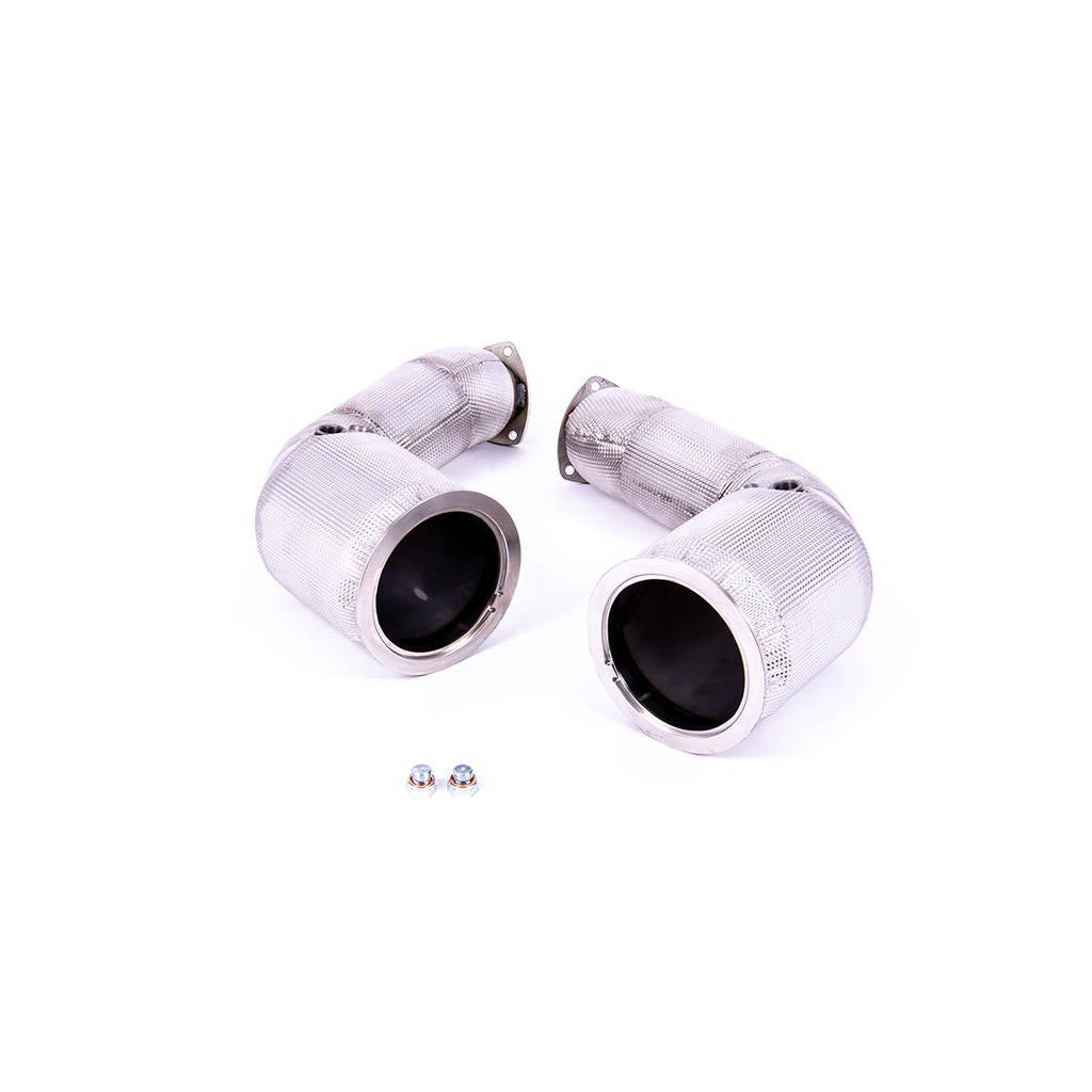 MILLTEK SSXAU955 Large-bore Downpipe and De-cat AUDI RSQ8 4.0 V8 Bi-Turbo (Non OPF/GPF) 2020 - 2022 Photo-0 