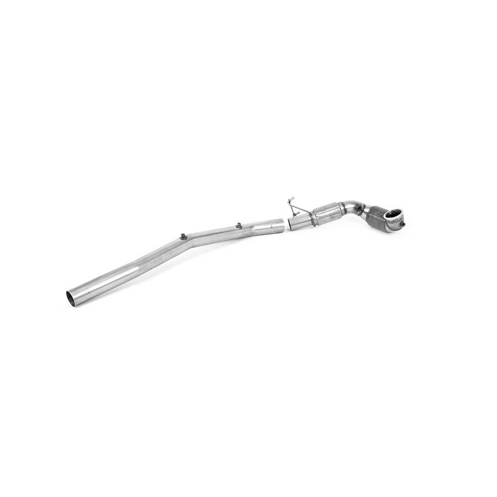 MILLTEK SSXVW638 Large Bore Downpipe and Hi-Flow Sports Cat AUDI S3 2.0TFSI Quattro Saloon/Sedan 310PS 8Y (OPF/GPF) 2020 - 2022 Photo-0 