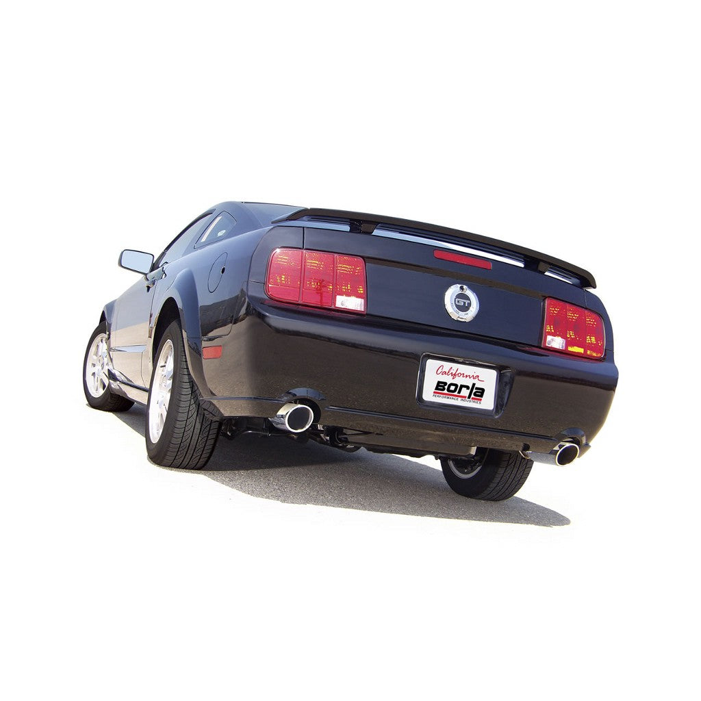 BORLA 11752 Axle-Back System MUST GT '05-'09 4.6L V8 AT/MT RWD Photo-1 