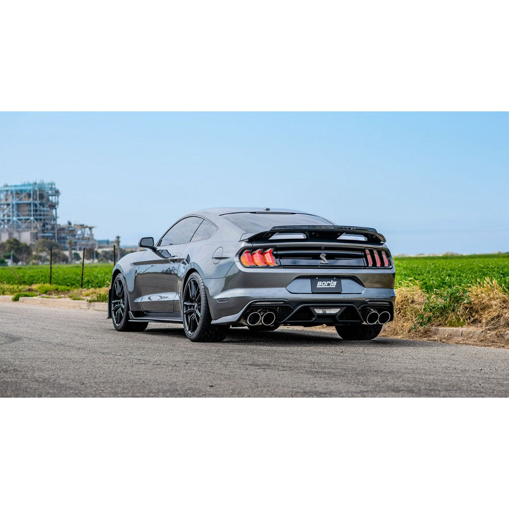 BORLA 140837 Cat-Back™ System MUST SHELBY GT500 '20-'21 5.2L V8 AT RWD Photo-1 