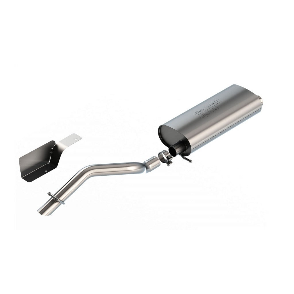 BORLA 140847 Exhaust System Cat-Back 2.50", S-Type (2.75" Turndown Tip) for JEEP Wrangler 3.6L (JL) 2018- Photo-0 
