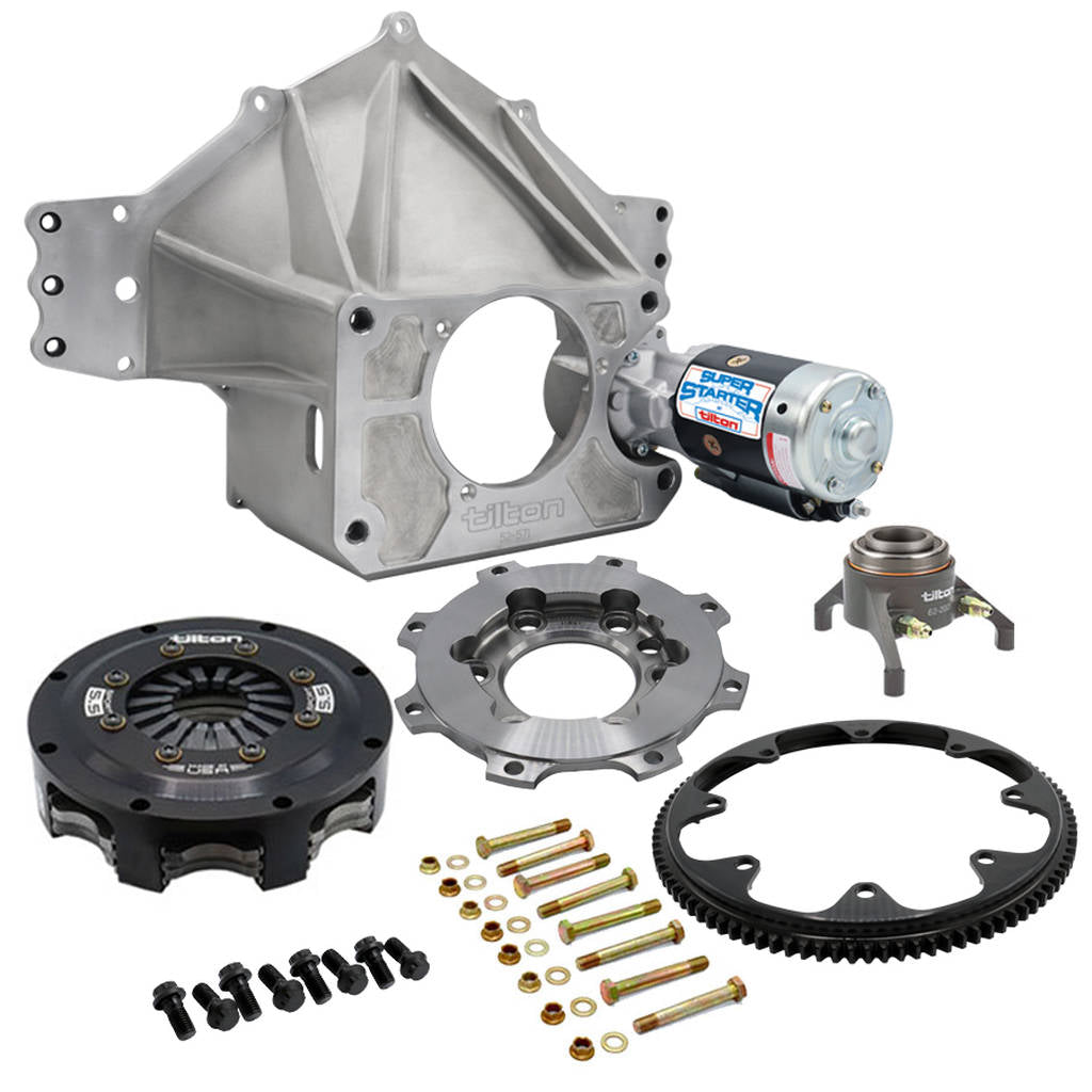 TILTON 52-73120 BELLHOUSING KIT, CHEVY (LS), ALUM, 99T, SPORT 5.5, 2 DISC, 26-SP Photo-0 