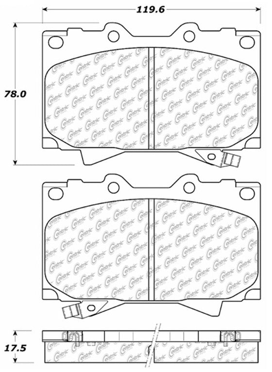 STOPTECH 306.07720 Brake pads (front) LAND CRUISER 100 1998-2007 (Replaced by 309.07720) Photo-0 