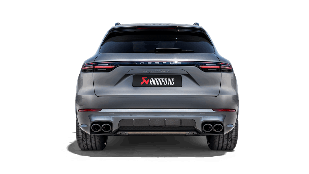 AKRAPOVIC S-PO/TI/17H Evolution Line (Titanium) exhaust for PORSCHE 536 Cayenne E3 Turbo, Turbo S (w/o tail pipes) Photo-2 