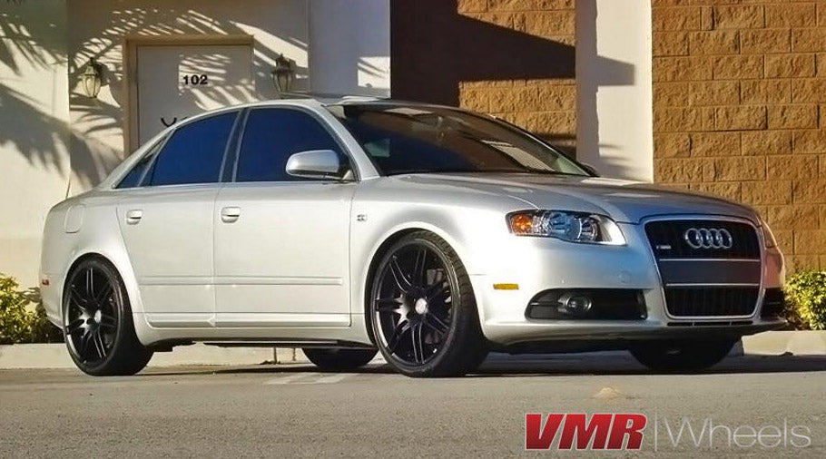 VMR V70818x8.5ET455x112FB V708 Wheel 18x8.5 ET45 5x112 Flat Black Photo-1 