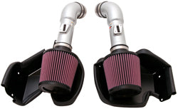 K&N 69-7078TS Performance Air Intake System TYPHOON; NISSAN/INFINITI 370Z/G37, V6-3.7L, 09-17- SILVER Photo-0 