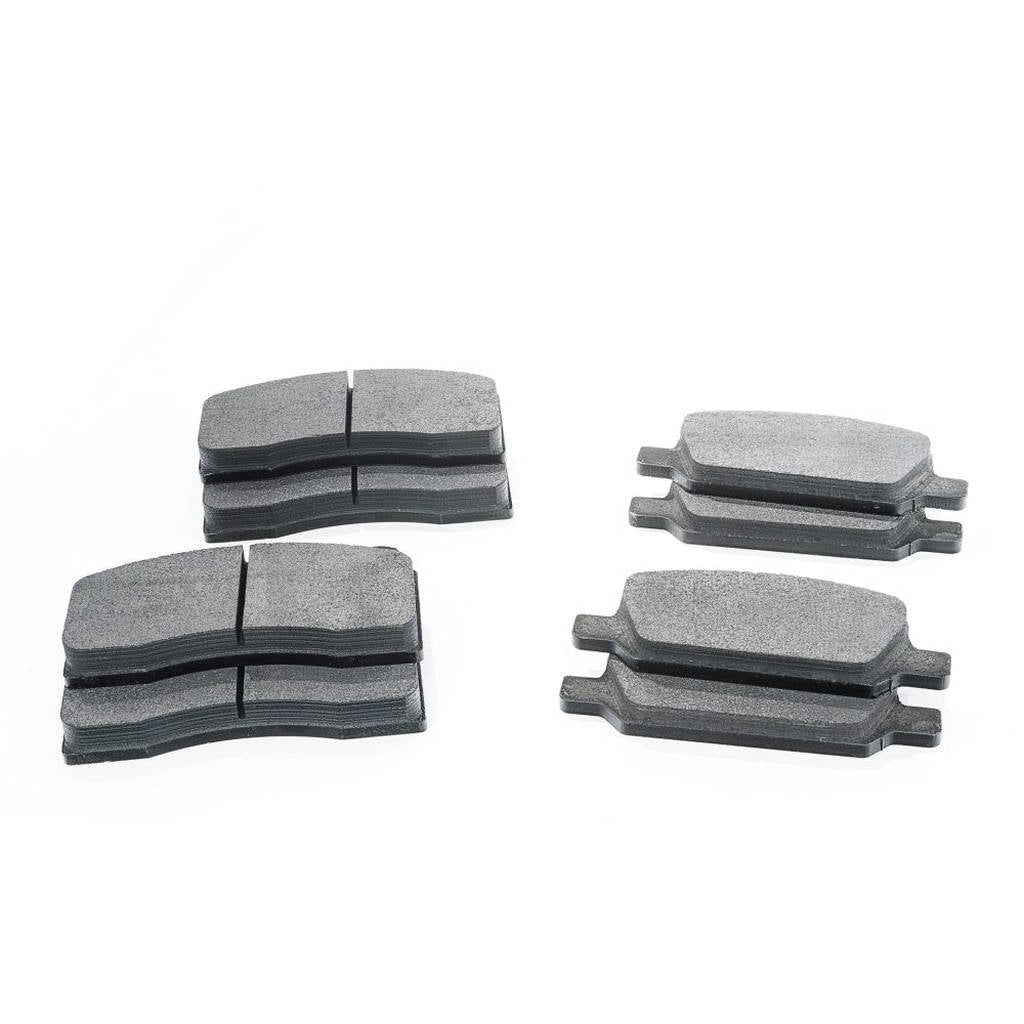 UNPLUGGED PERFORMANCE UP-M3-318-5.1 Non Performance Caliper (Model 3 Fitment Only)-Street & Track Day Brake Pads Front Pair Only for TESLA Model 3 Photo-1 
