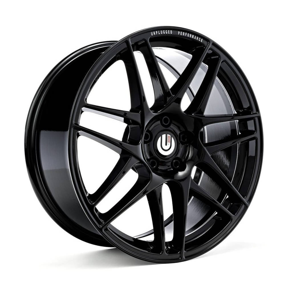 UNPLUGGED PERFORMANCE UP-M3MY-357-3.1 Spare Wheel UP x BBS Flugplatz (FP) 20x9+32 Gloss Black 1pc for TESLA Model 3 / Y Photo-0 