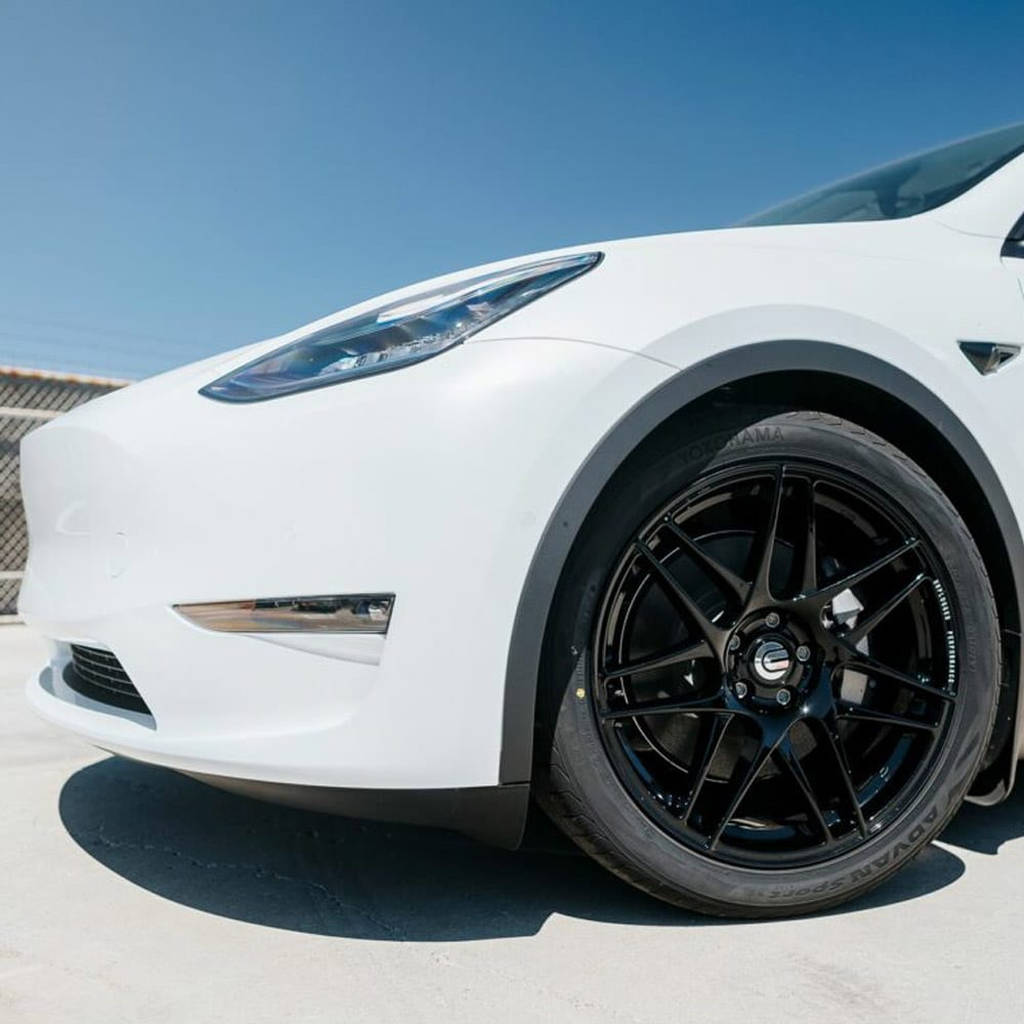 UNPLUGGED PERFORMANCE UP-M3MY-357-4.1 Spare Wheel UP x BBS Flugplatz (FP) 20x9+32 Satin Asteroid Graphite 1pc for TESLA Model 3 / Y Photo-1 
