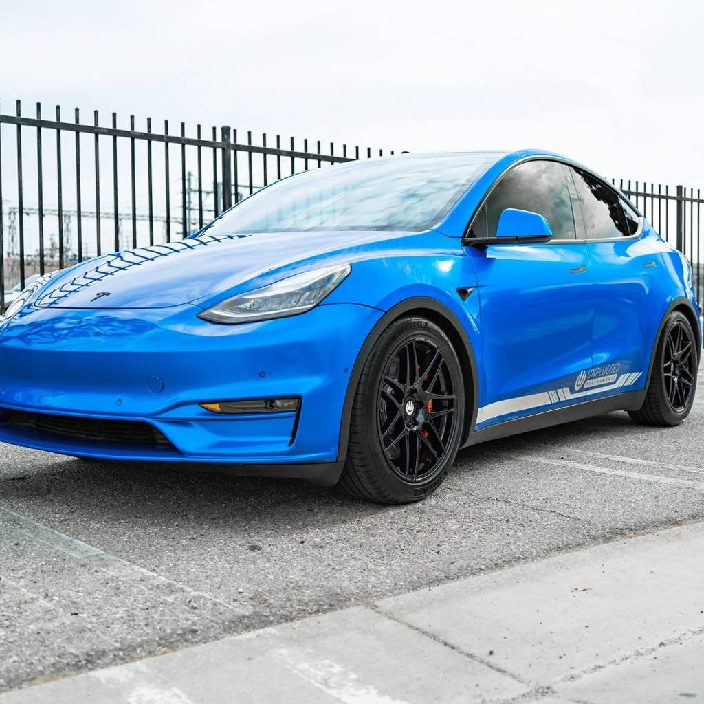 UNPLUGGED PERFORMANCE UP-M3MY-357-4.1 Spare Wheel UP x BBS Flugplatz (FP) 20x9+32 Satin Asteroid Graphite 1pc for TESLA Model 3 / Y Photo-8 