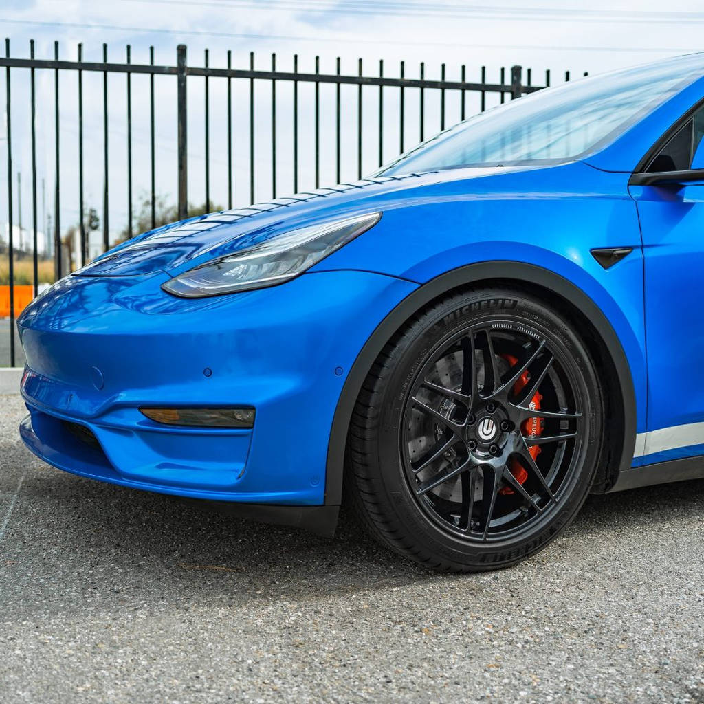 UNPLUGGED PERFORMANCE UP-M3MY-357-4.1 Spare Wheel UP x BBS Flugplatz (FP) 20x9+32 Satin Asteroid Graphite 1pc for TESLA Model 3 / Y Photo-10 