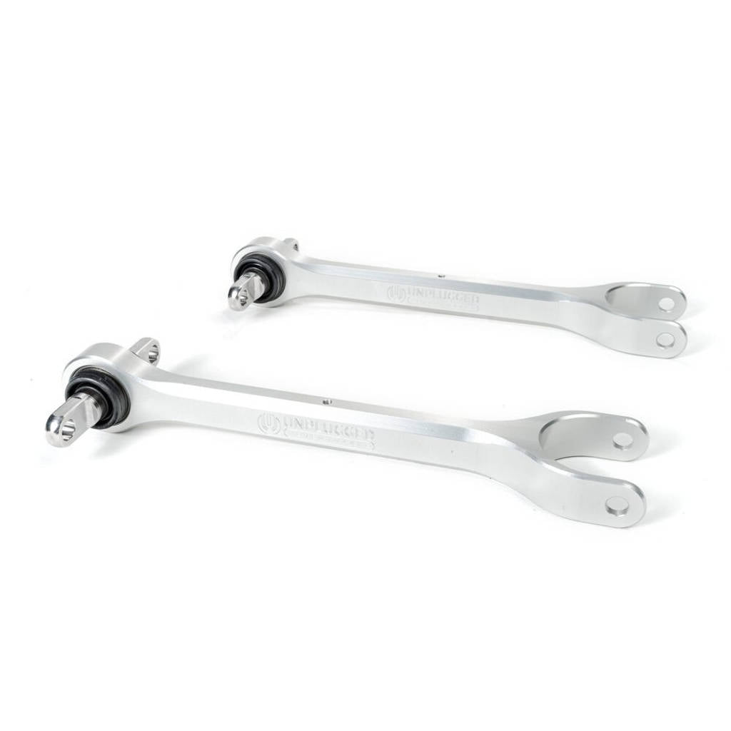 UNPLUGGED PERFORMANCE UP-MSMX2-113-1.1 Billet Rear Trailing Arm Set-Lower Aft Link (Fits Model S/X 2021+) for TESLA Model S2 / X2 2021+ Photo-1 