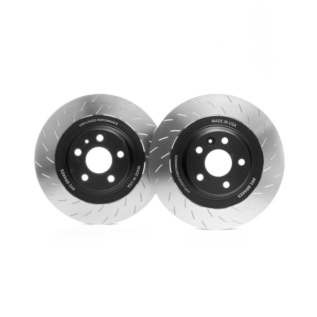 UNPLUGGED PERFORMANCE UP-MSMX2-110-1.1 Replacement: UP x PFC Large Sweep High Performance 2pc Rotors, Rear Set PFC Code: 365.600.63 (LH) x 1 365.600.64 (RH) x 1 for TESLA Model S2 / X2 2021+ Photo-11 