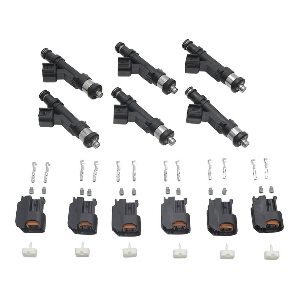 DEATSCHWERKS 18U-10-0550-6 Set of 6 550cc Injectors for Toyota Land Cruiser 4.5L 1FZ-FE 1990-2007 Photo-0 