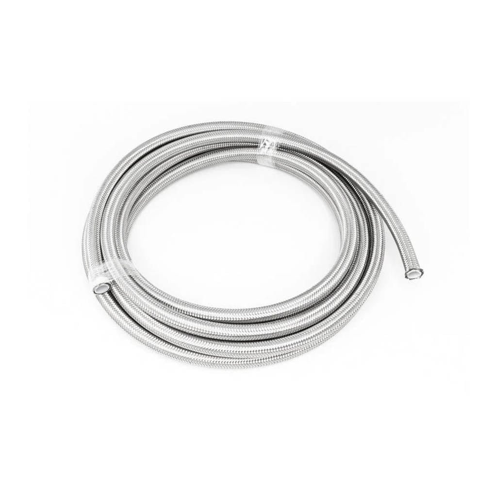 DEATSCHWERKS 6-02-0862-20 8AN SS Double Braided PTFE Hose, 20 feet Photo-0 