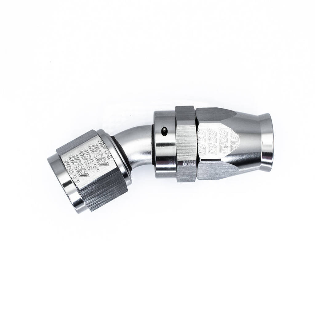 DEATSCHWERKS 6-02-0876 10 AN Female Flare Swivel (Incl Ferule/Olive) 30-degree Hose End PTFE, anodized DW titanium Photo-0 