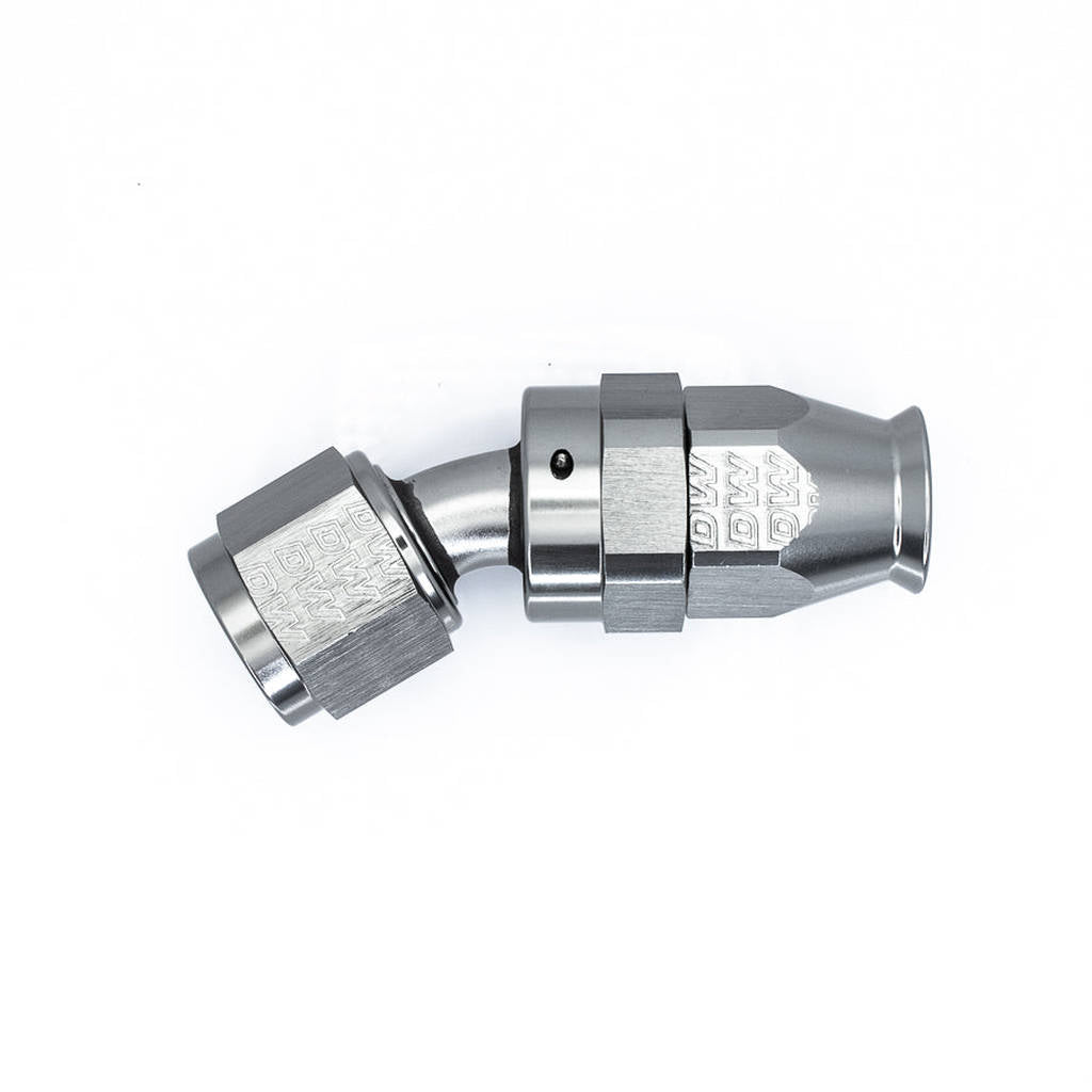 DEATSCHWERKS 6-02-0873 6 AN Female Flare Swivel (Incl Ferule/Olive) 30-degree Hose End PTFE, anodized DW titanium Photo-0 