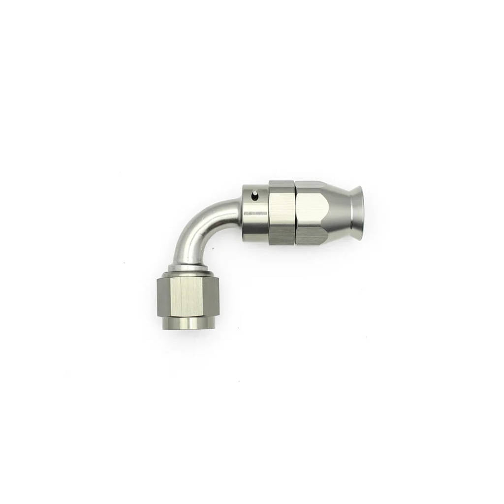 DEATSCHWERKS 6-02-0852 6AN Female Swivel 90-degree Hose End PTFE (incl 1 Olive Insert) Photo-0 