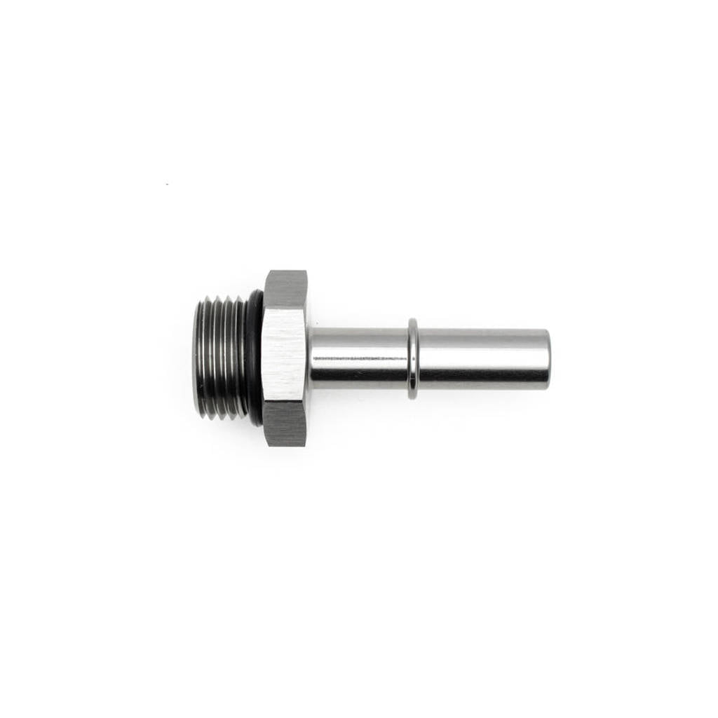 DEATSCHWERKS 6-02-0115 8AN ORB Male to 3/8" Male EFI Quick Connect Adapter (incl O-Ring) Photo-0 