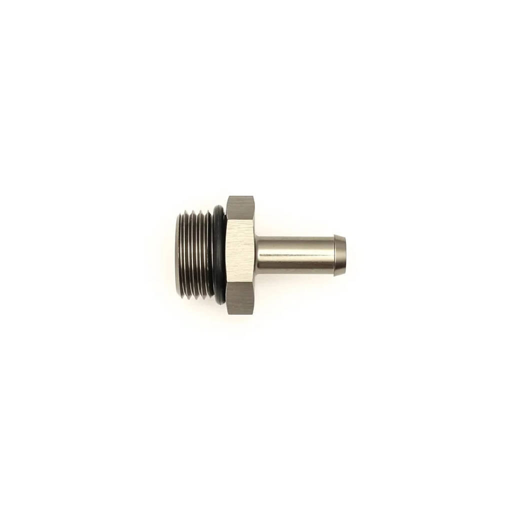 DEATSCHWERKS 6-02-0510 8AN ORB Male to 5/16-inch Male Barb Fitting (incl O-Ring) Photo-0 