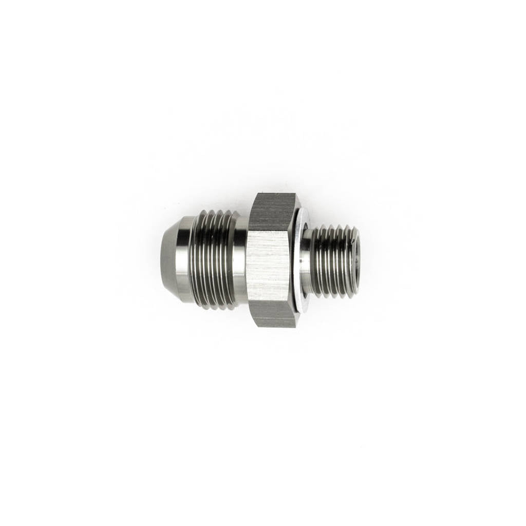 DEATSCHWERKS 6-02-0618 8AN Male Flare to M14 X 1.5 Male Metric Adapter (incl Crush Washer) Photo-0 