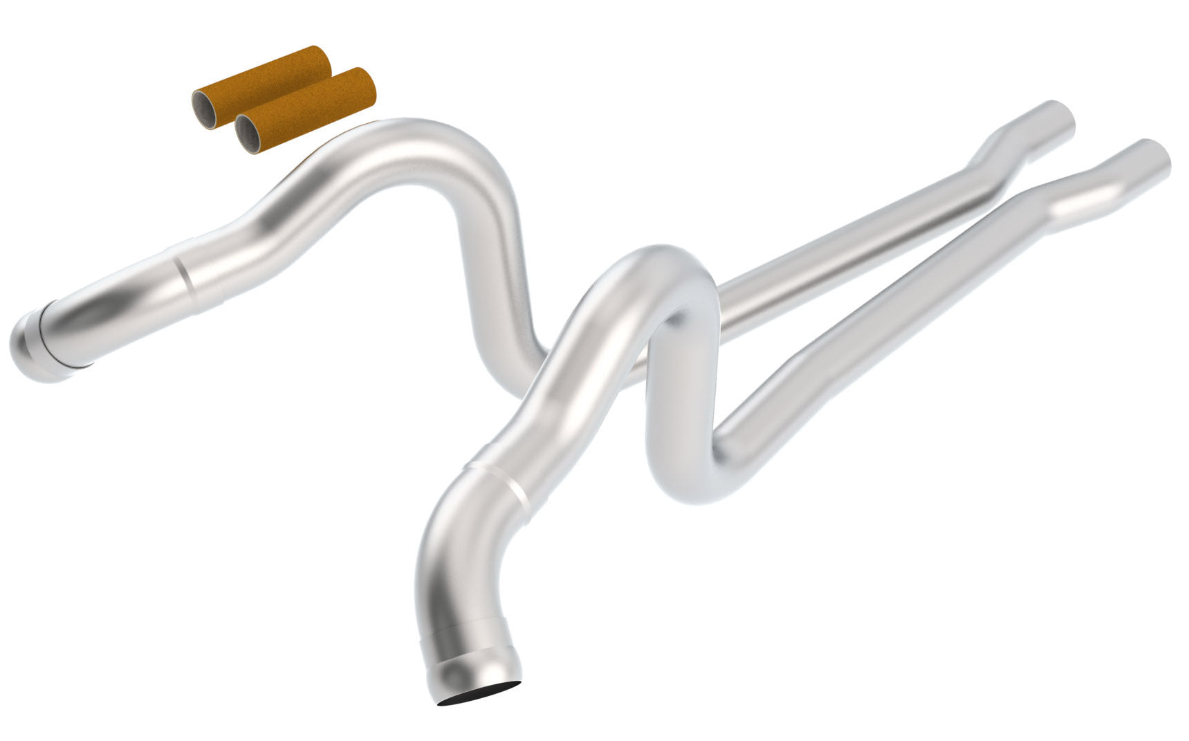 BORLA 60521 Exhaust System X-Pipes, Mid-Pipes, & Down-Pipes MUST 11- 12 OVER AXLE PIPES Photo-0 