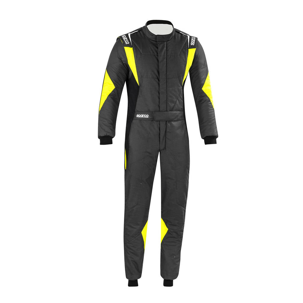 SPARCO 00114266GSGF Racing suit SUPERLEGGERA R564, FIA 8856-2018, grey/yellow, size 66 Photo-0 
