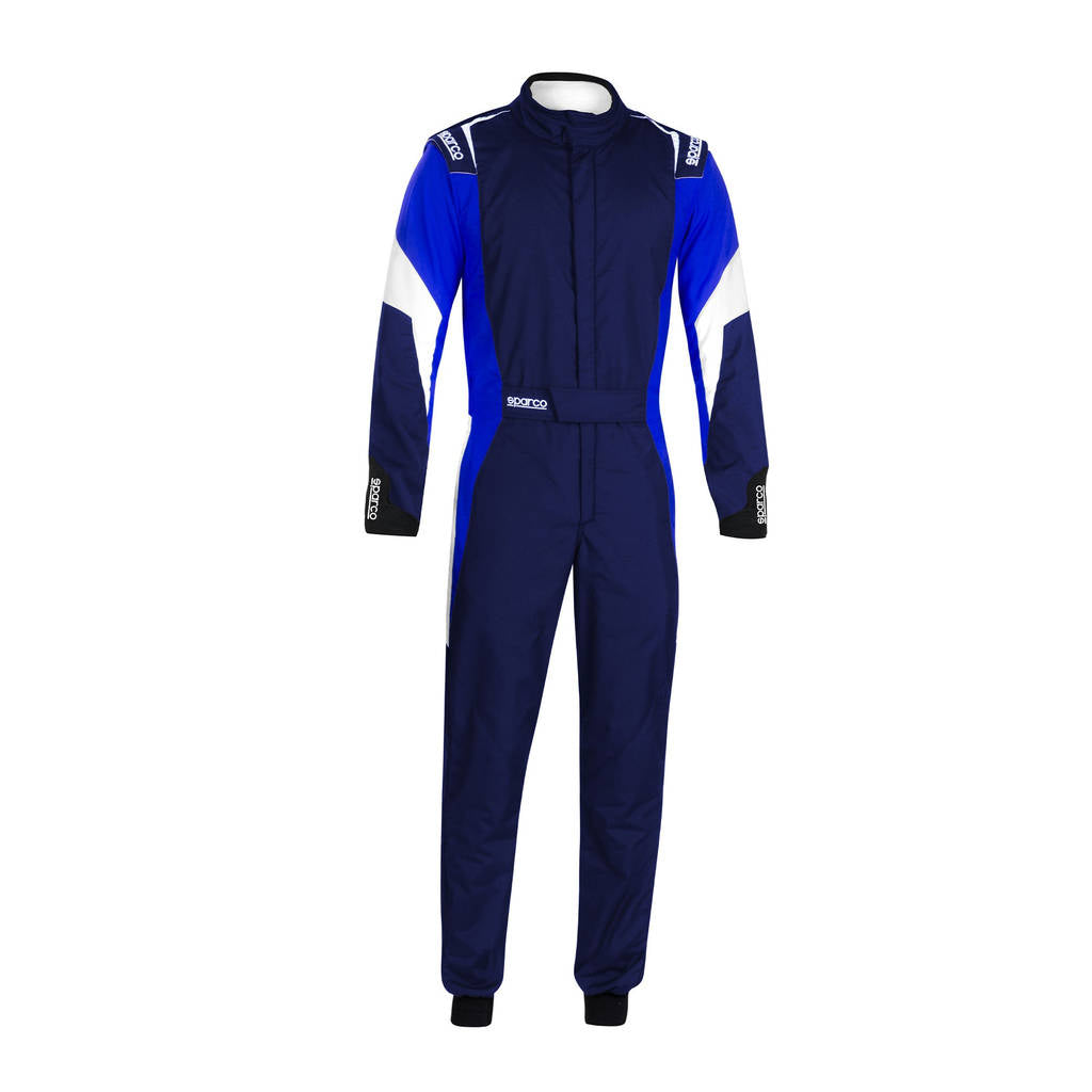 SPARCO 00114458BMBB COMPETITION Racing suit 2022, FIA 8856-2018, navy blue/blue, size 58 Photo-0 
