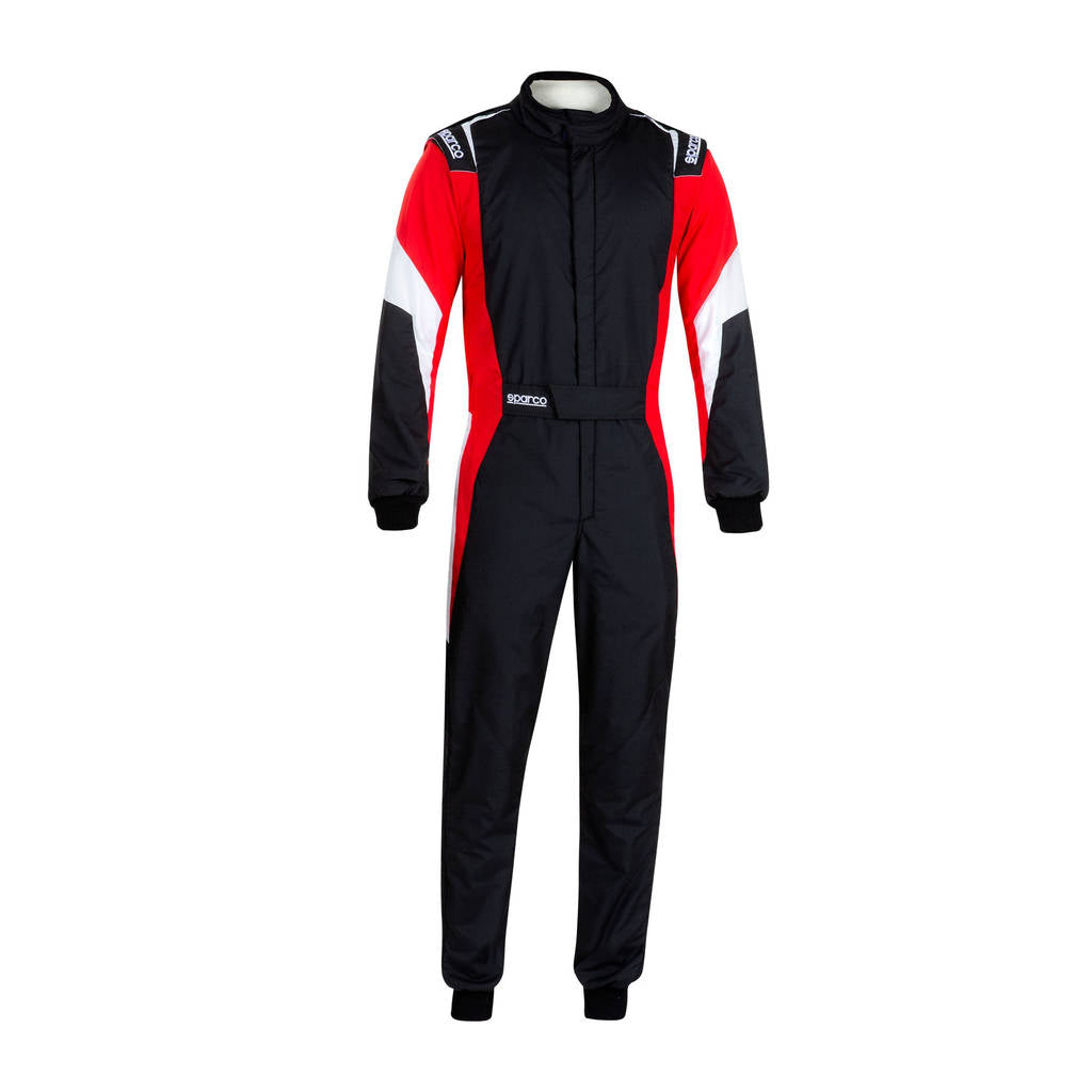 SPARCO 001144L46NRRB COMPETITION LADY R567 Racing suit, FIA 8856-2018, black/red, size 46 Photo-0 