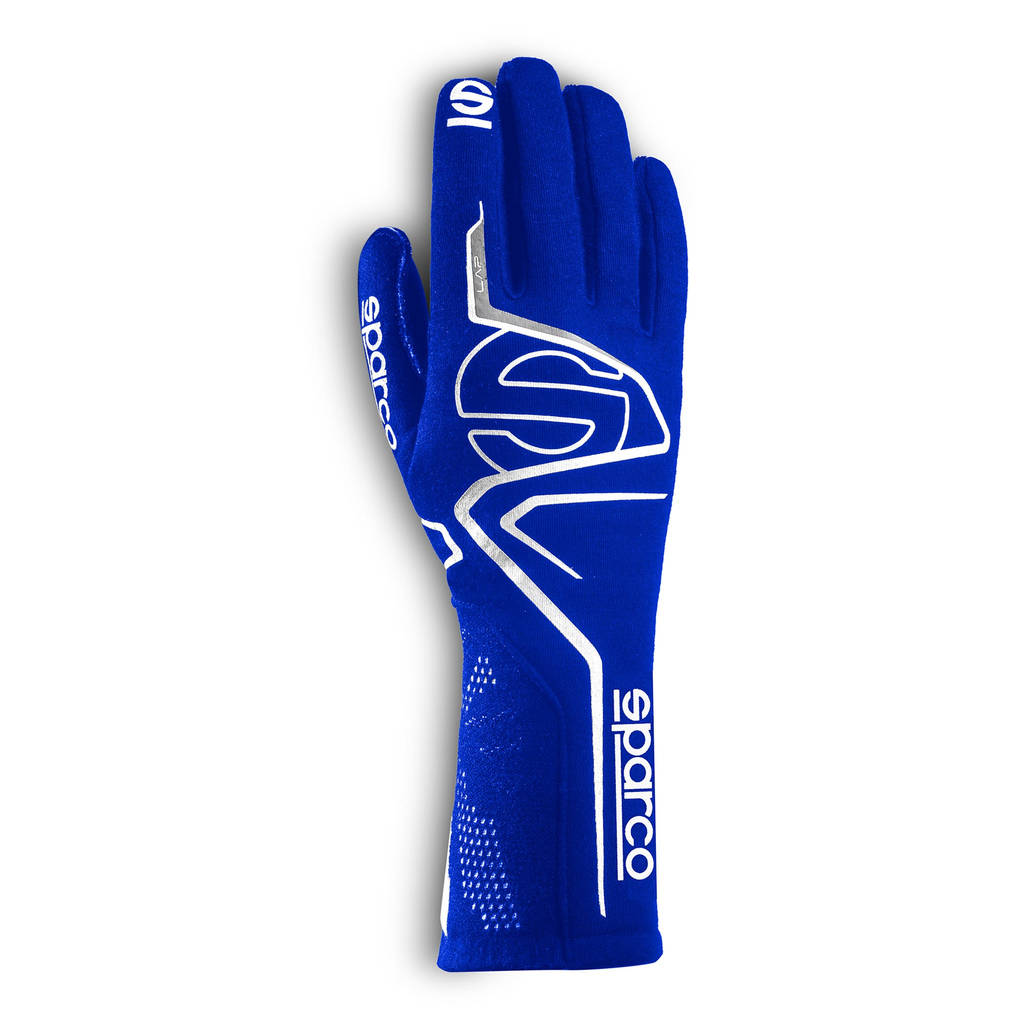 SPARCO 00131609BXBI LAP Racing gloves, FIA 8856-2018, blue/white, size 9 Photo-0 