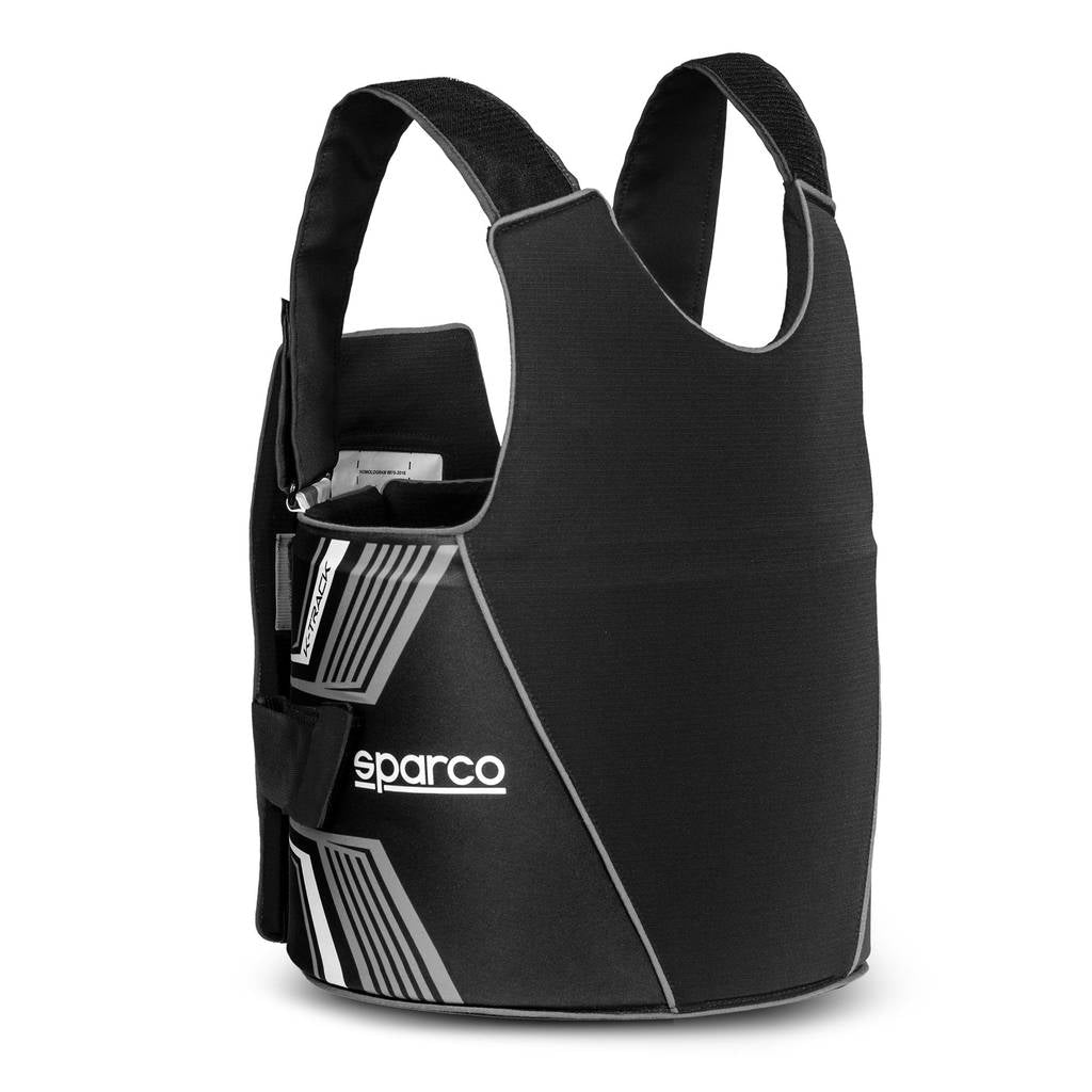 SPARCO 002406KNRBI1213 K-TRACK Karting Rib Protector, FIA 8870-2018, child, black/white, size 120-130 Photo-2 