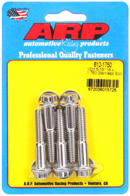 ARP 612-1750 SAE Bolt Kit 5/16-18 x 1.750 12pt SS bolts Photo-0 