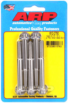 ARP 612-2750 SAE Bolt Kit 5/16-18 x 2.750 12pt SS bolts Photo-0 