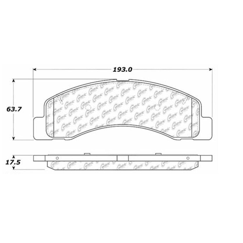 STOPTECH 309.07560 Front Sport Brake Pads with Shims & Hardware FORD Club Wagon/Excursion/F-250/F-250 Super Duty 1998-2009 Photo-0 