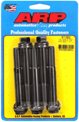 ARP 617-3500 SAE Bolt Kit 1/2-13 x 3.500 hex black oxide bolts Photo-0 