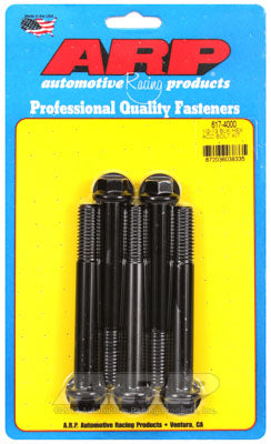 ARP 617-4000 SAE Bolt Kit 1/2-13 x 4.000 hex black oxide bolts Photo-0 