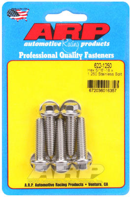 ARP 622-1250 SAE Bolt Kit 5/16-18 x 1.250 hex SS bolts Photo-0 