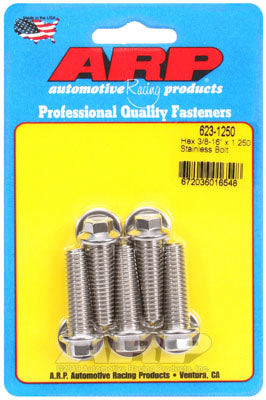 ARP 623-1250 SAE Bolt Kit 3/8-16 x 1.250 hex SS bolts Photo-0 