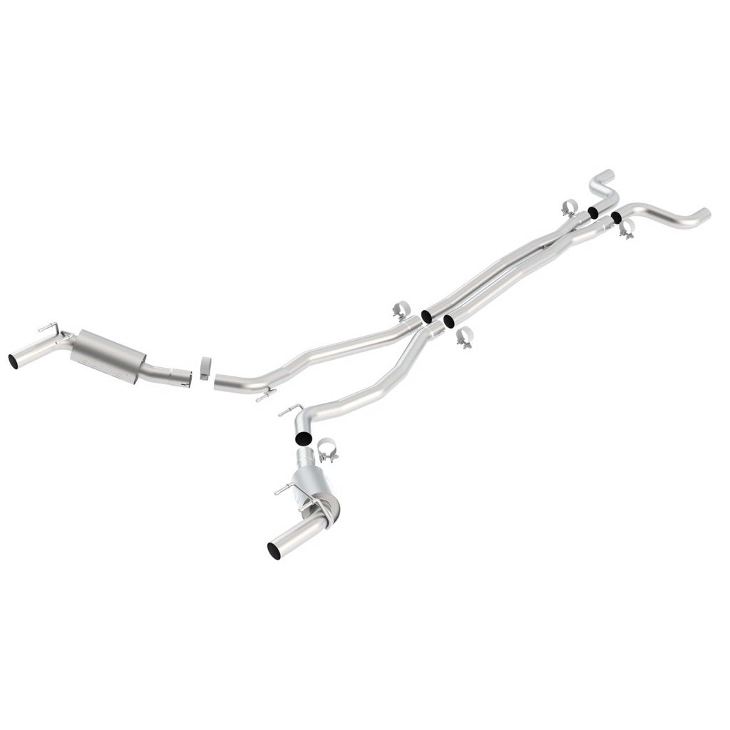 BORLA 140330 Cat-Back™ System CAMARO '10-'13 6.2L V8 AT/MT RWD 2DR W/O TIPS SR "S TYPE" 2.5" Photo-0 