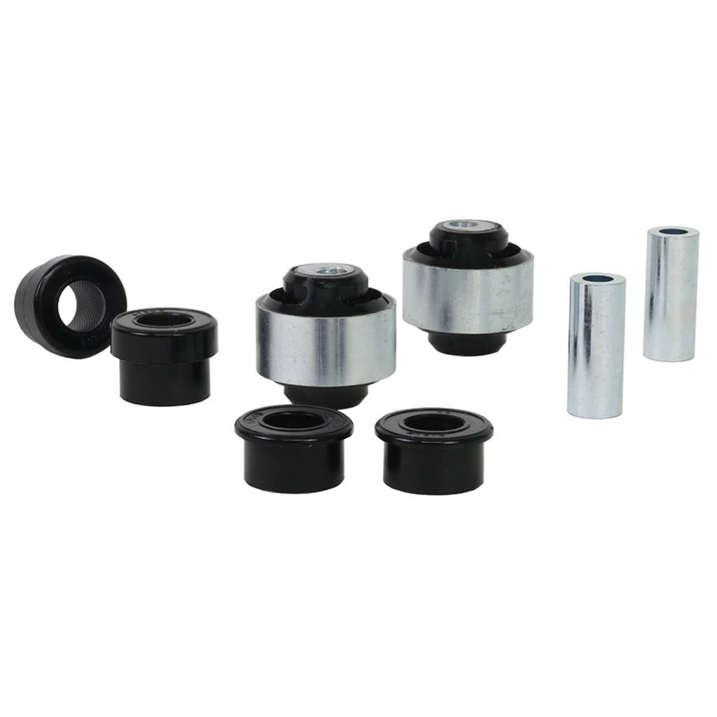 WHITELINE KCA479 Front Lower Inner Bushing Kit Double Offset for Honda Civic 7th 8th Gen/Integra DC5 Photo-2 