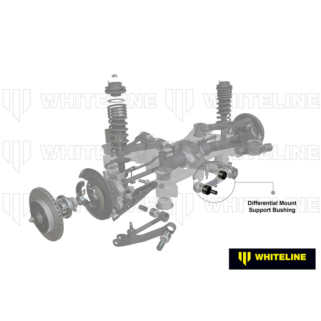 WHITELINE KDT972 Rear Differential Bushing - Front Mount Kit Photo-1 