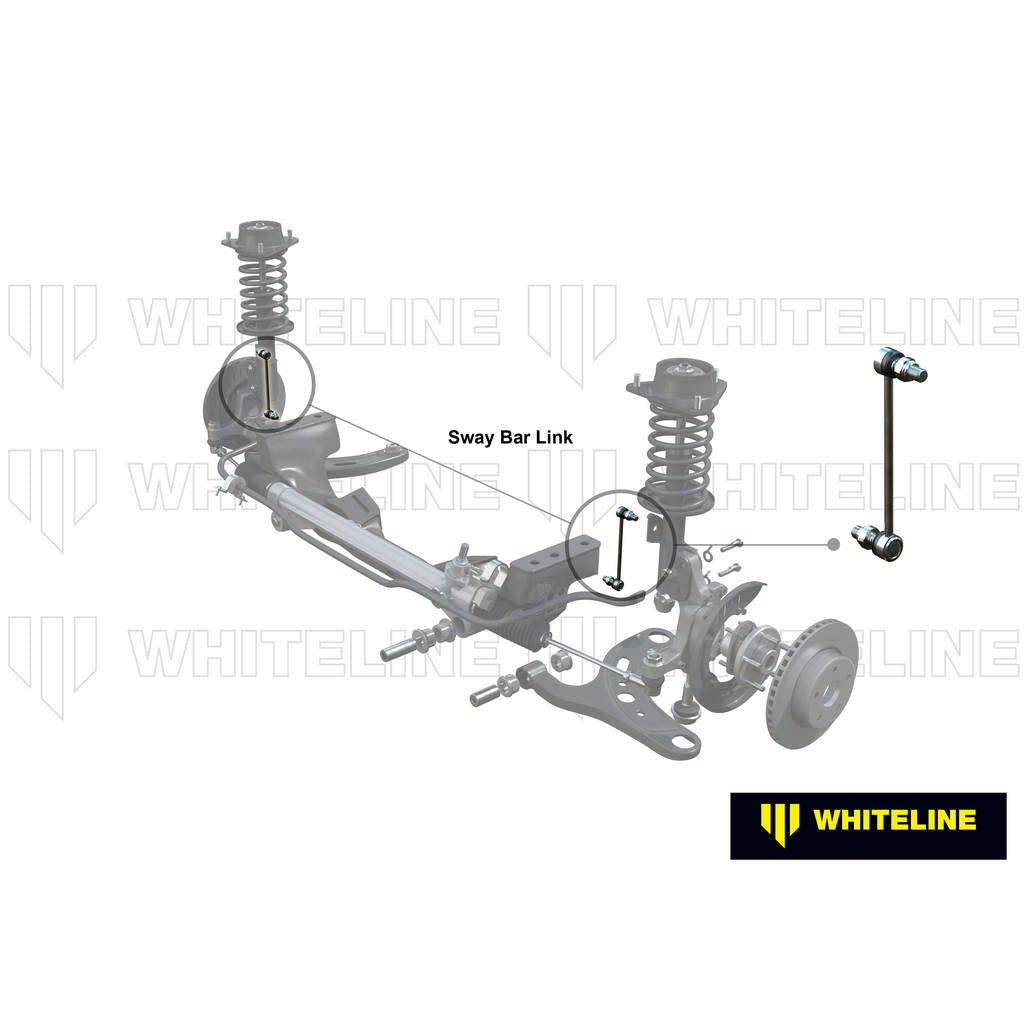 WHITELINE KLC219 Front Adjustable Sway Bar Link for Subaru BRZ/Toyota 86 Photo-1 